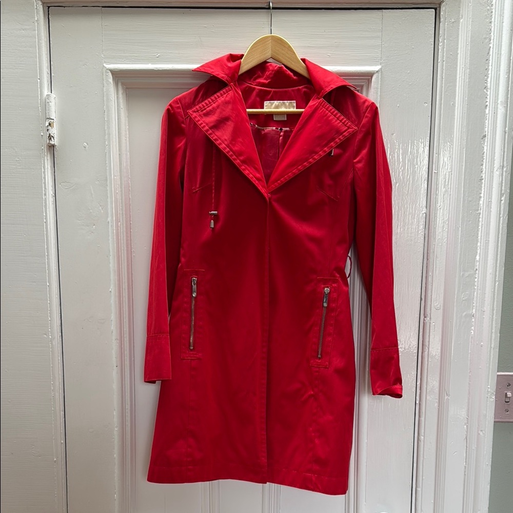 Women's Red Trench coat